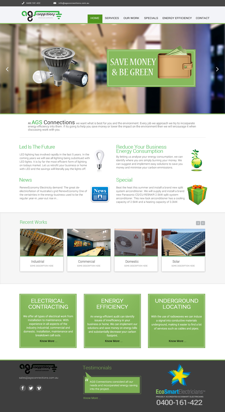 Wordpress Design by Da Miracle for AGS Connections | Design #2201354