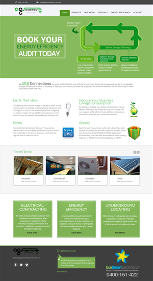 Wordpress Design by Da Miracle for AGS Connections | Design #2201481