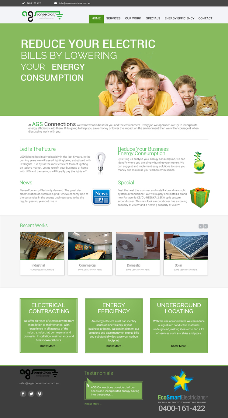 Wordpress Design by Da Miracle for AGS Connections | Design #2201488