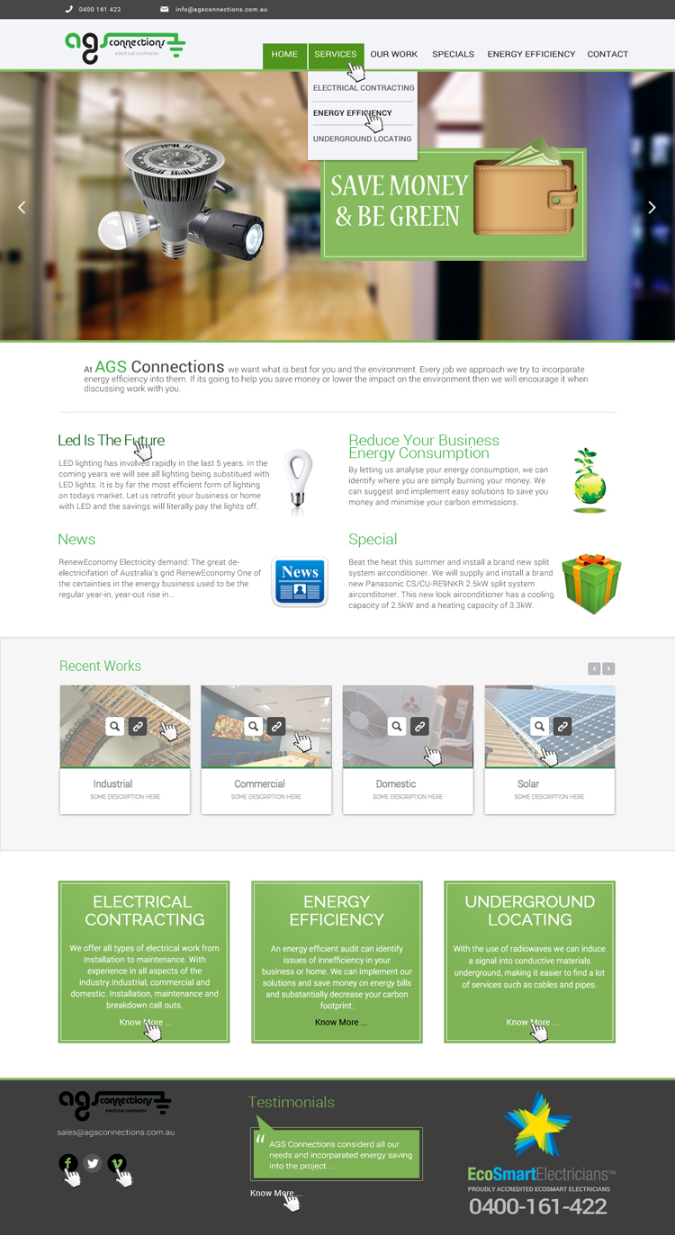 Wordpress Design by Da Miracle for AGS Connections | Design #2201491