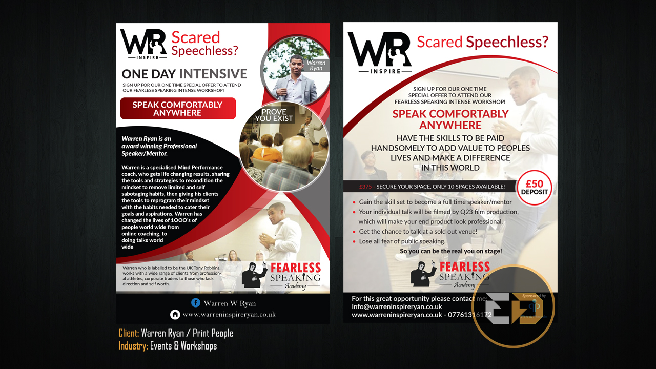 Design de Flyer par lesliej2015 pour Boldmore Growth Partners | Design #9934356