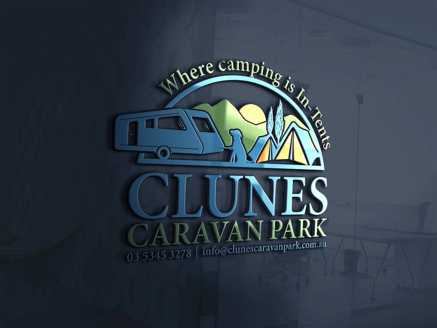 Logo Design by DvynaArt for Clunes Caravan Park | Design: #9937513