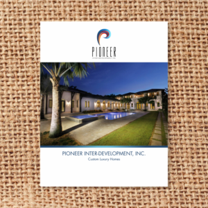Design de Catalogue par barinix pour Pioneer Inter-Development, Inc.  | Design : #9930398
