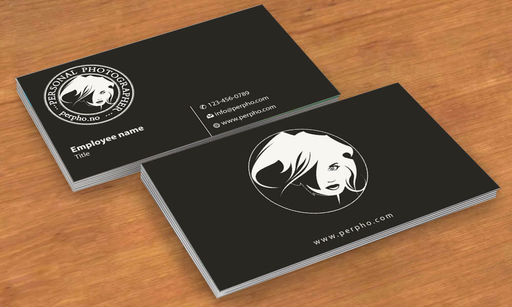 Elegant Modern Portrait Photography Business Card Design For Business Card Design By Sbss For Lukascuk Digitale Tjenester 2156264