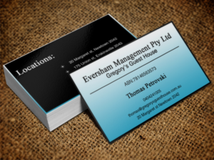 Business Card Design by Lanka Ama for EVERSHAM MANAGEMENT PL | Design: #9938629