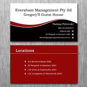 Diseño de Tarjeta de Presentación por Lanka Ama para EVERSHAM MANAGEMENT PL | Diseño: #9938645