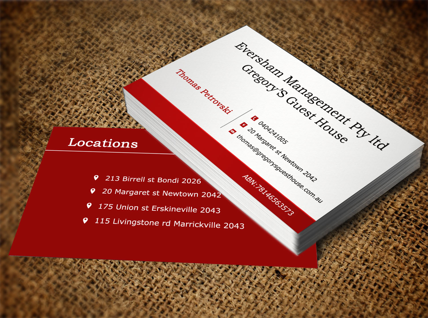 Diseño de Tarjeta de Presentación por Lanka Ama para EVERSHAM MANAGEMENT PL | Diseño #9938648