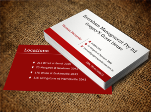 Diseño de Tarjeta de Presentación por Lanka Ama para EVERSHAM MANAGEMENT PL | Diseño: #9938648