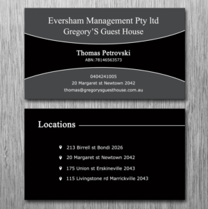 Diseño de Tarjeta de Presentación por Lanka Ama para EVERSHAM MANAGEMENT PL | Diseño: #9938655