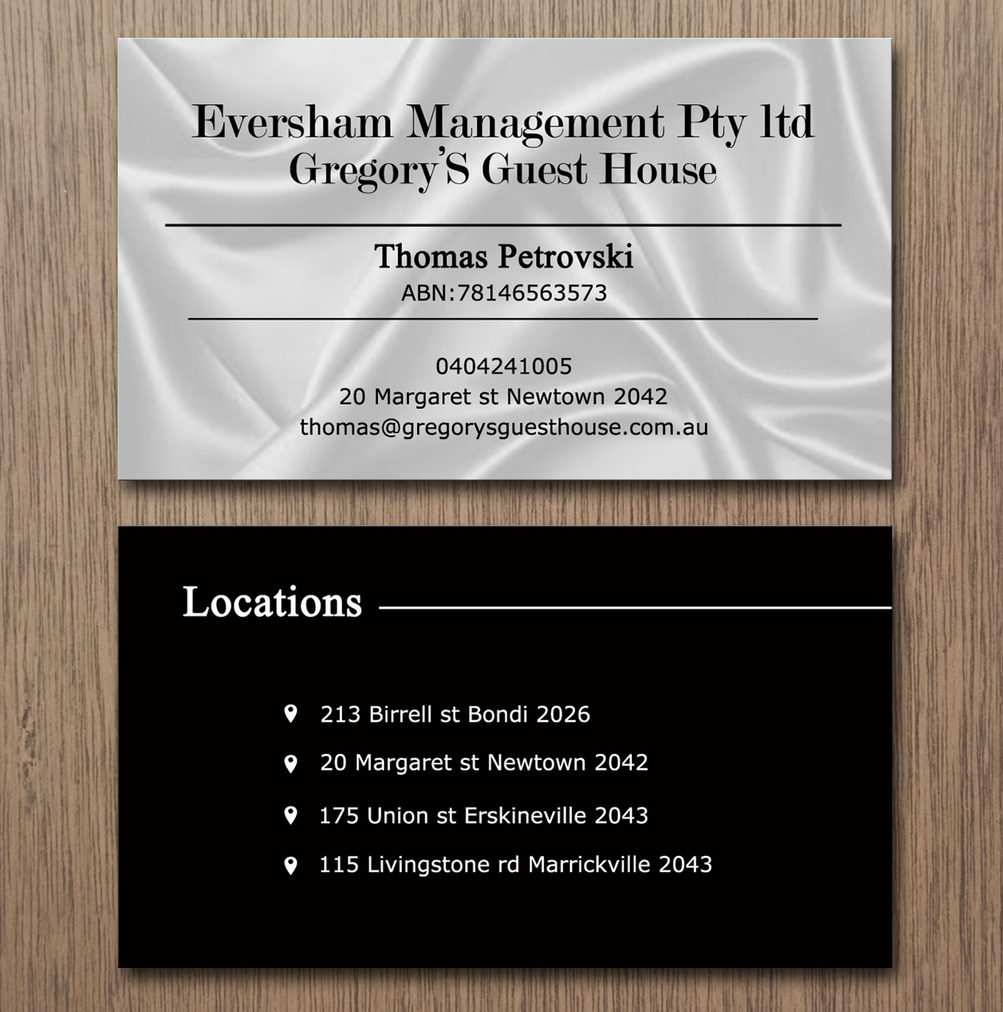 Design de Carte de Visite par Lanka Ama pour EVERSHAM MANAGEMENT PL | Design #9938656