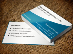 Business Card Design by Lanka Ama for EVERSHAM MANAGEMENT PL | Design: #9938662