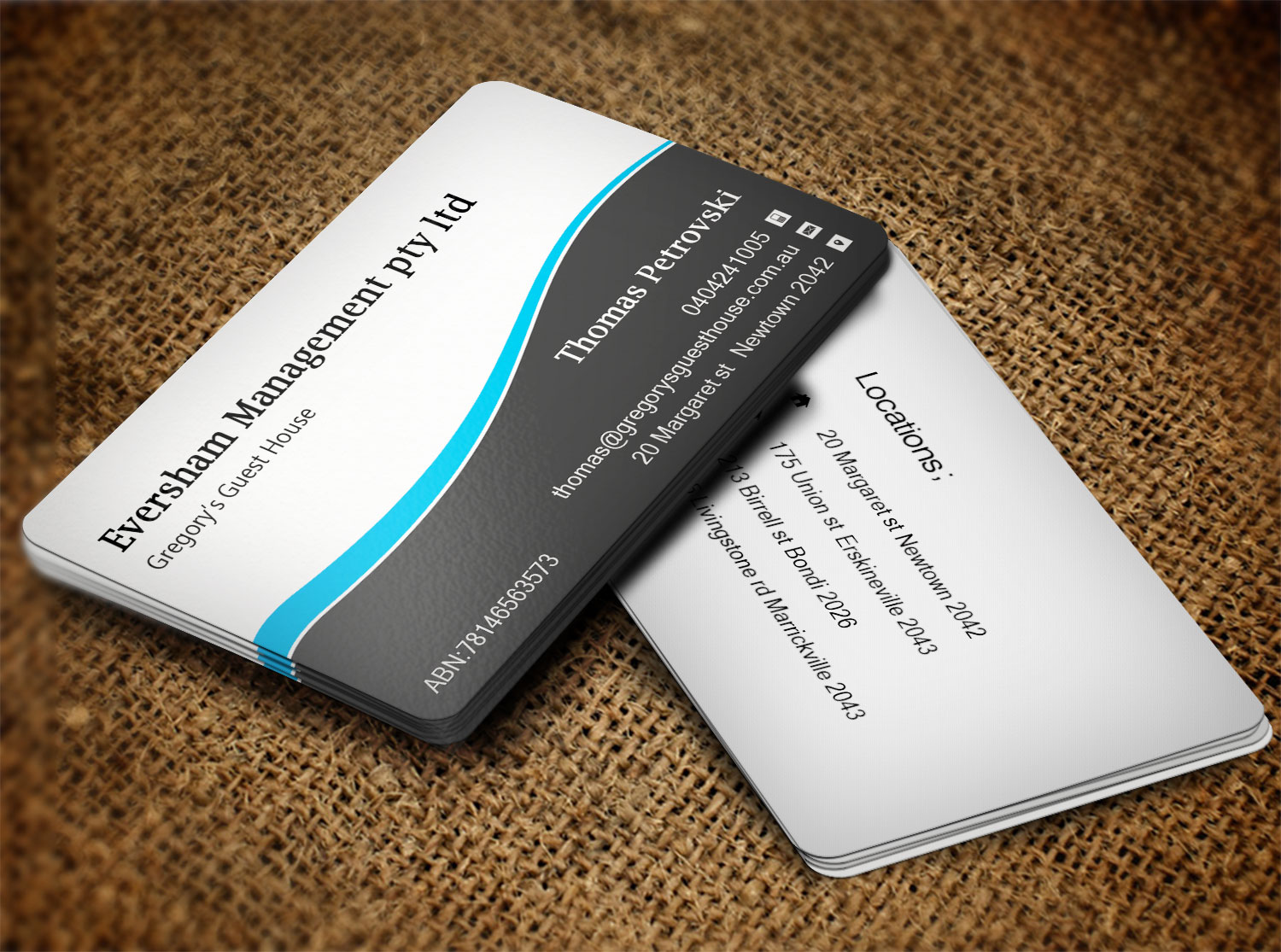 Business Card Design by Lanka Ama for EVERSHAM MANAGEMENT PL | Design #9938665