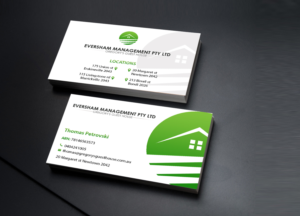 Business Card Design by Creations Box 2015 for EVERSHAM MANAGEMENT PL | Design: #9938756
