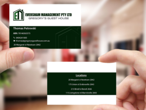 Business Card Design by Creations Box 2015 for EVERSHAM MANAGEMENT PL | Design: #9938763
