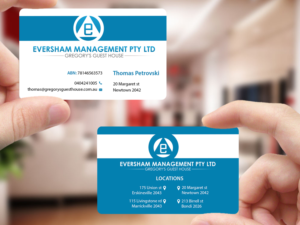 Business Card Design by Creations Box 2015 for EVERSHAM MANAGEMENT PL | Design: #9938765