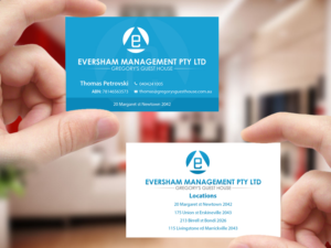 Business Card Design by Creations Box 2015 for EVERSHAM MANAGEMENT PL | Design: #9938767