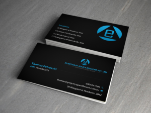 Business Card Design by Creations Box 2015 for EVERSHAM MANAGEMENT PL | Design: #9938822