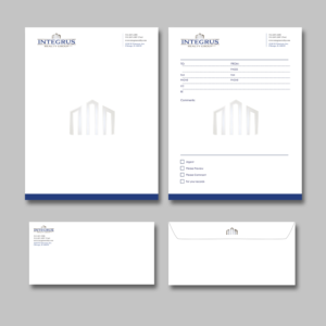 Stationery Design by kousik for Integrus Realty Group LLC | Design: #10331121
