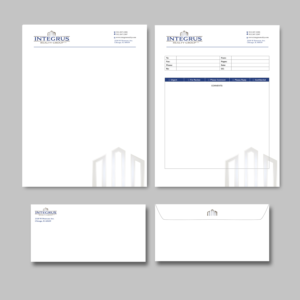 Stationery Design by kousik for Integrus Realty Group LLC | Design: #10973338