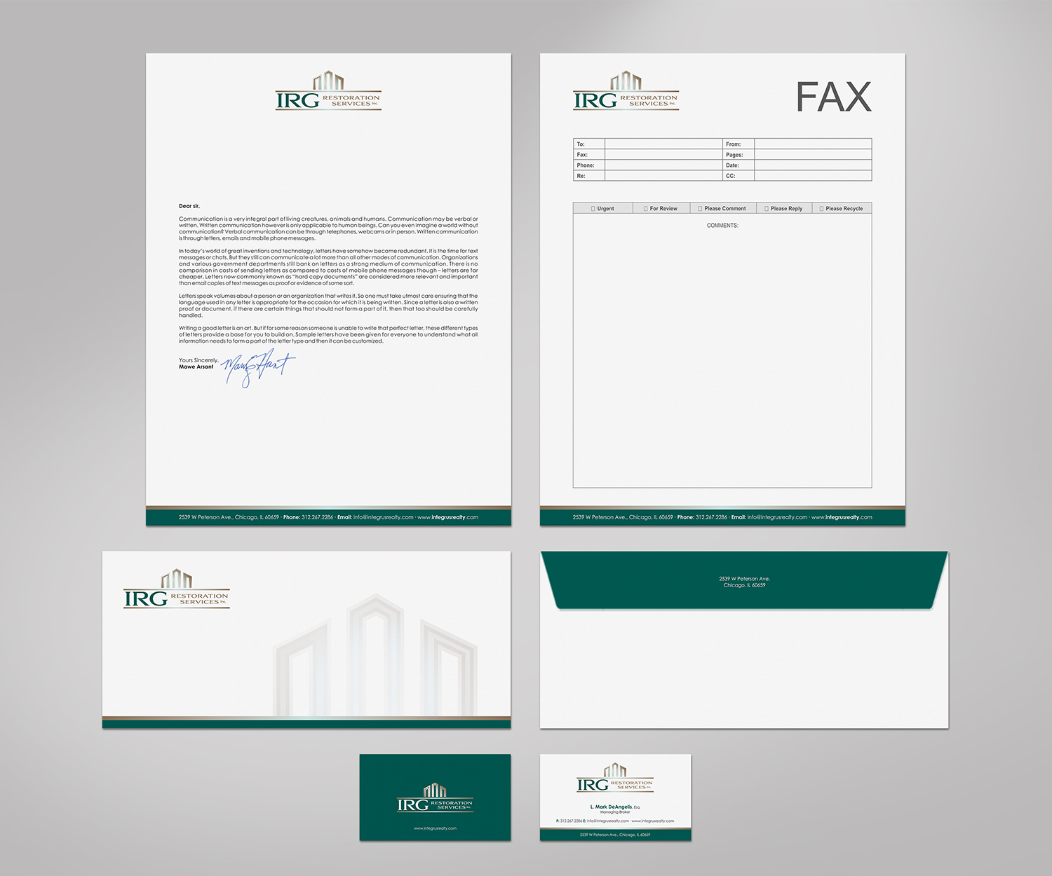 Schreibwaren-Design von logodentity für Integrus Realty Group LLC | Design #11523566