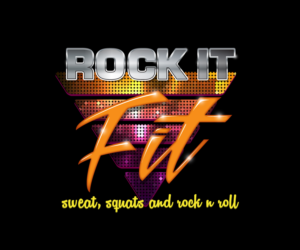 ROCKIT FIT - SWEAT SQUATS & ROCK N ROLL | Diseño Gráfico por Texel