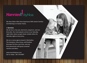 Newspaper Ad Design by Sbss for Nannies+by+Noa | Design: #2192784