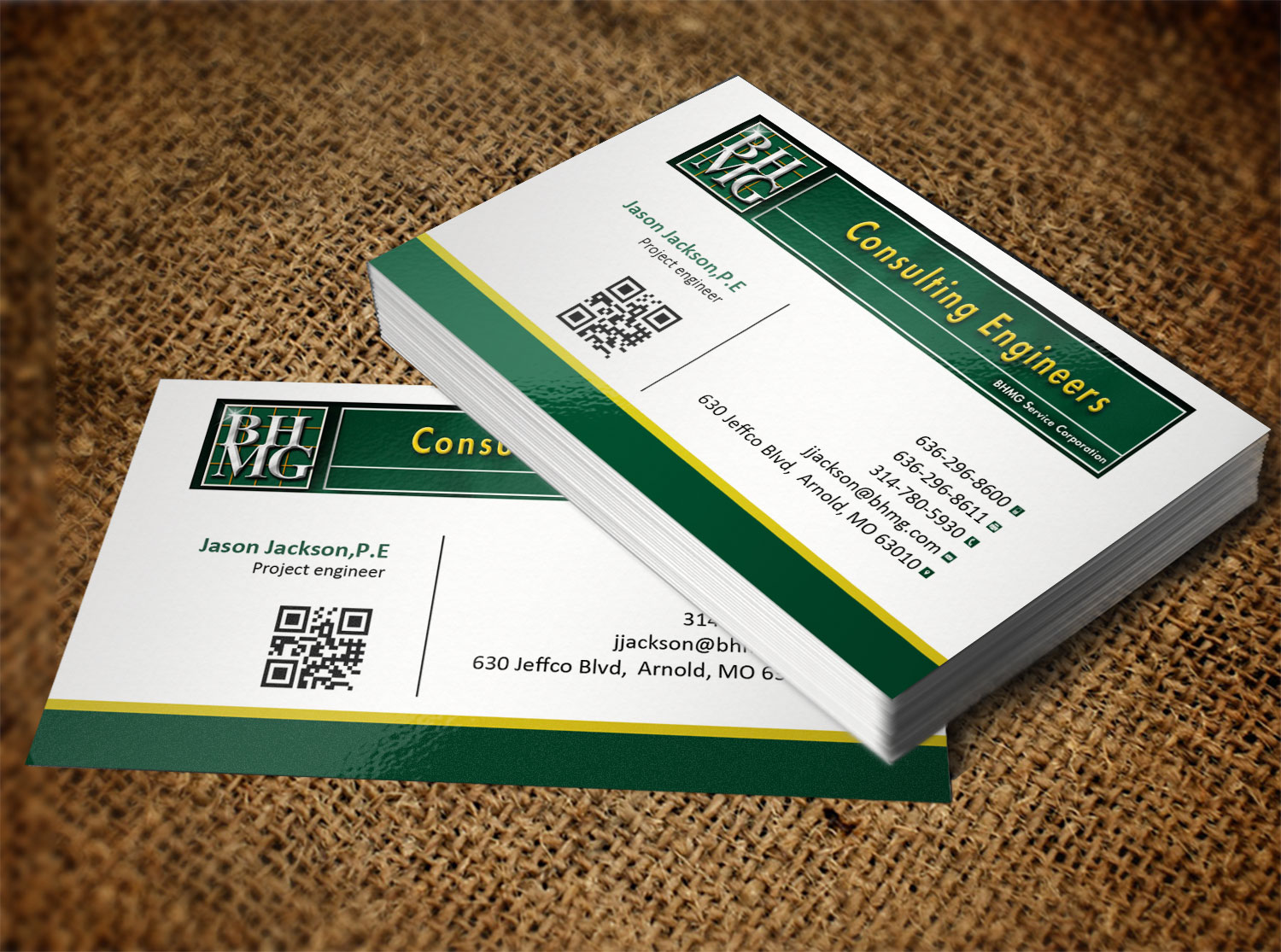 Design de Carte de Visite par Pixi Dust pour BHMG  | Design #9950561