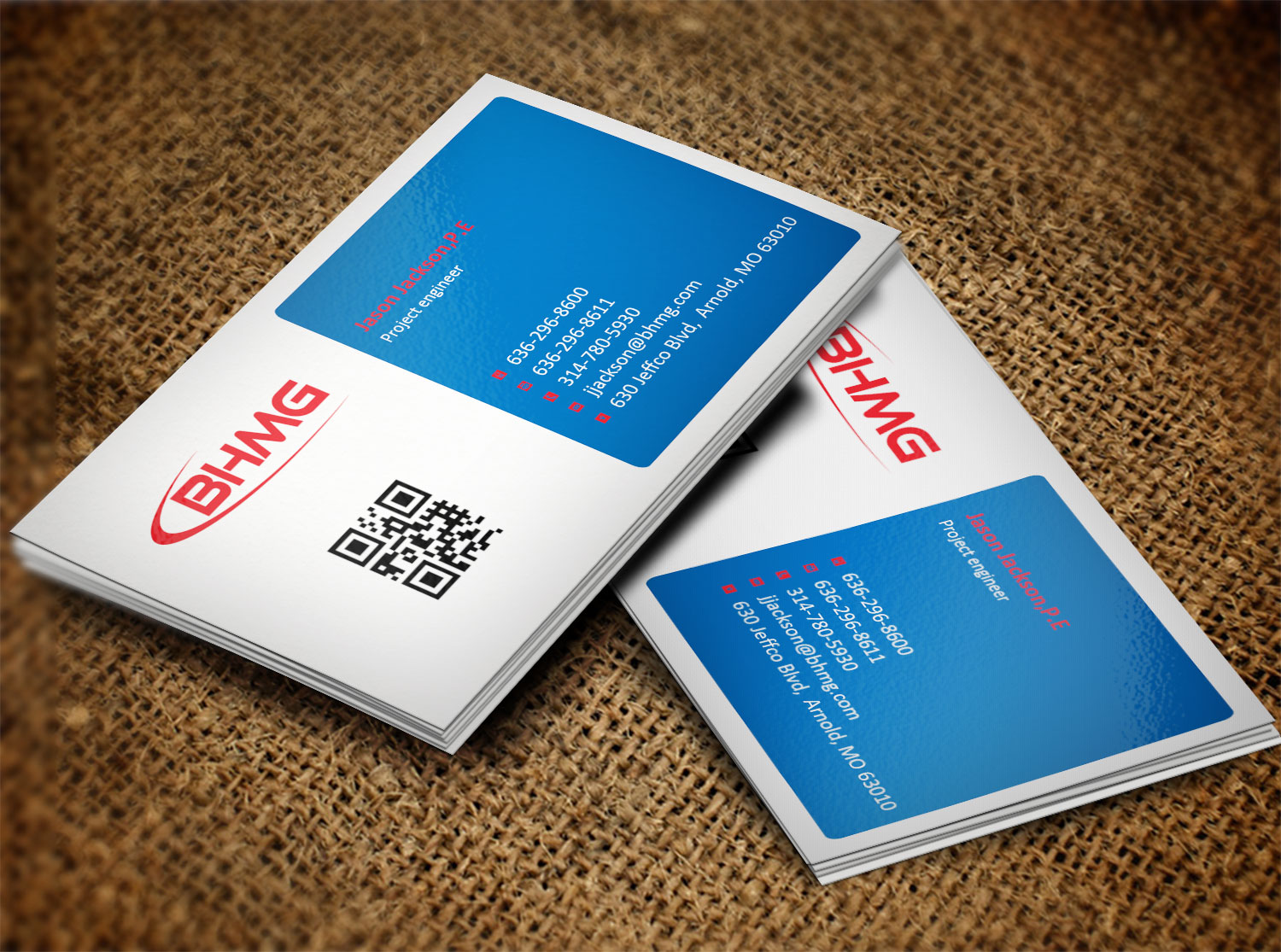 Design de Carte de Visite par Pixi Dust pour BHMG  | Design #9950562