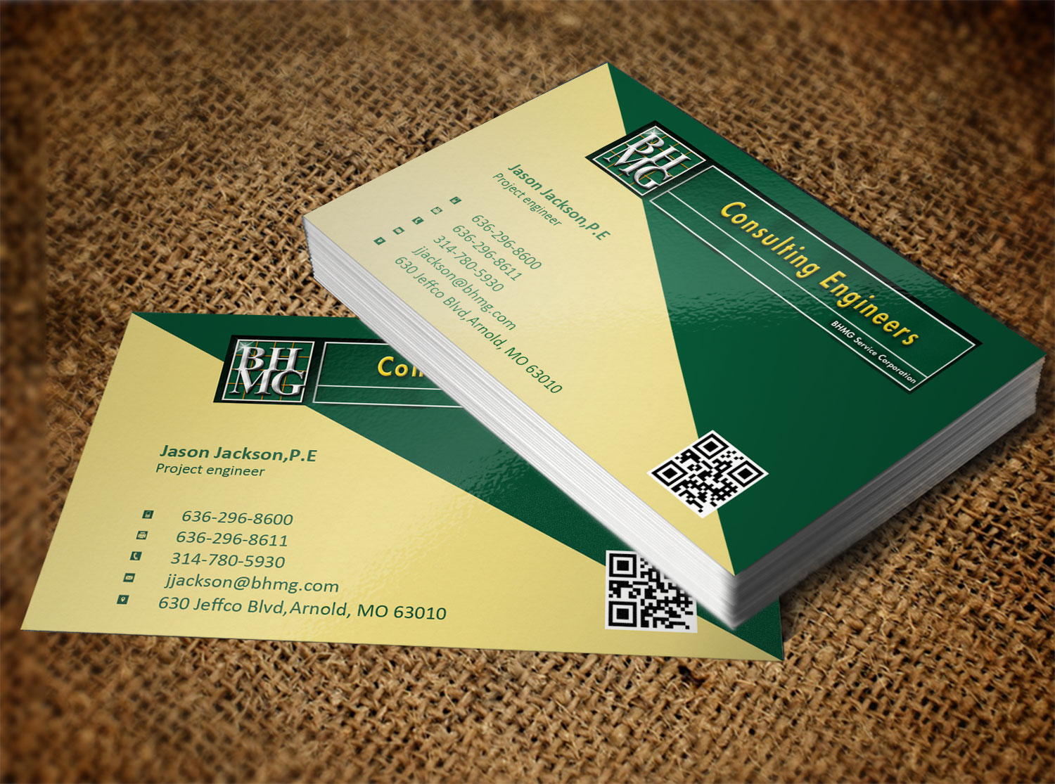 Design de Carte de Visite par Pixi Dust pour BHMG  | Design #9950564