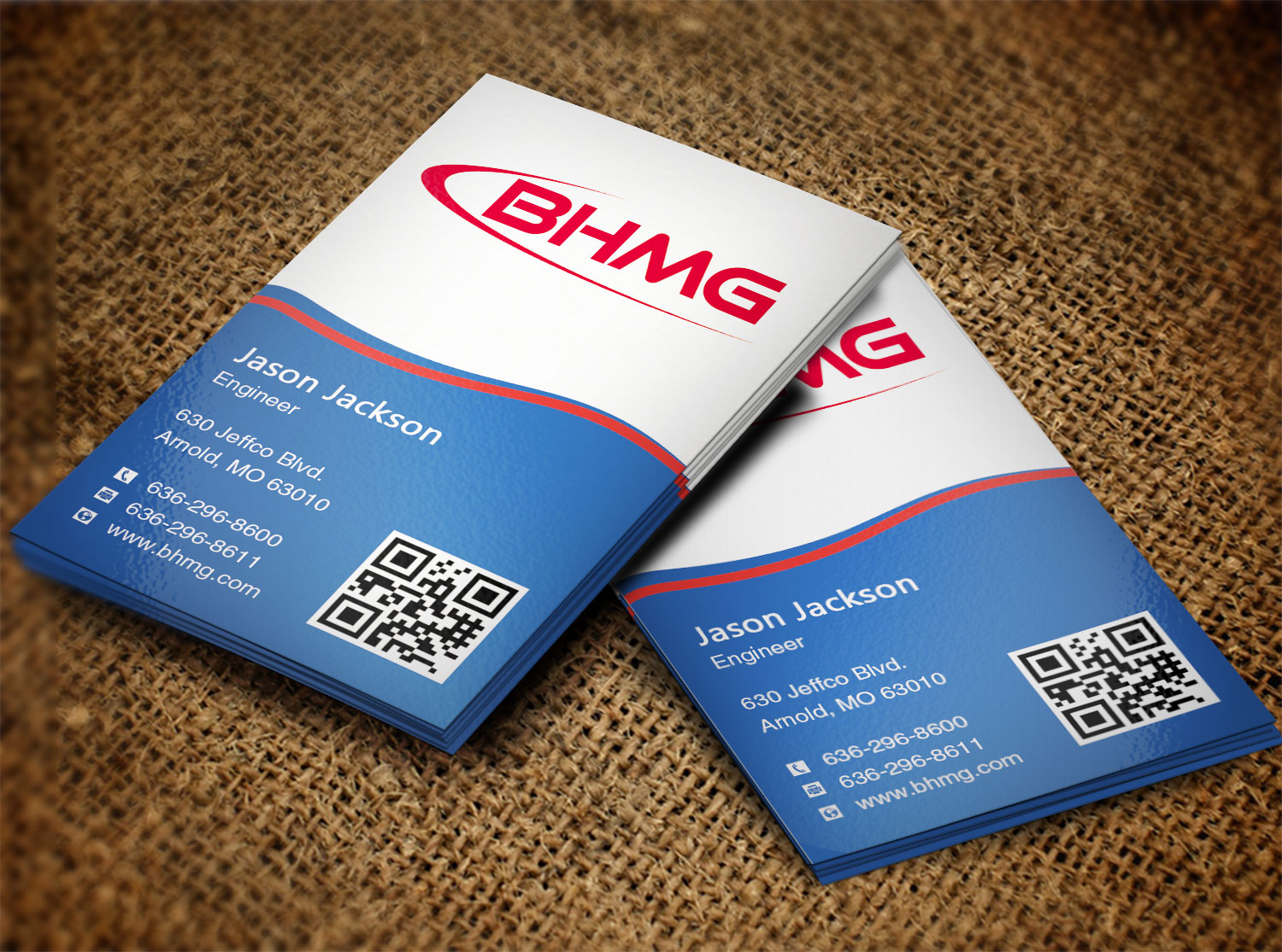 Business Card Design by Pixi Dust for BHMG  | Design #9950576