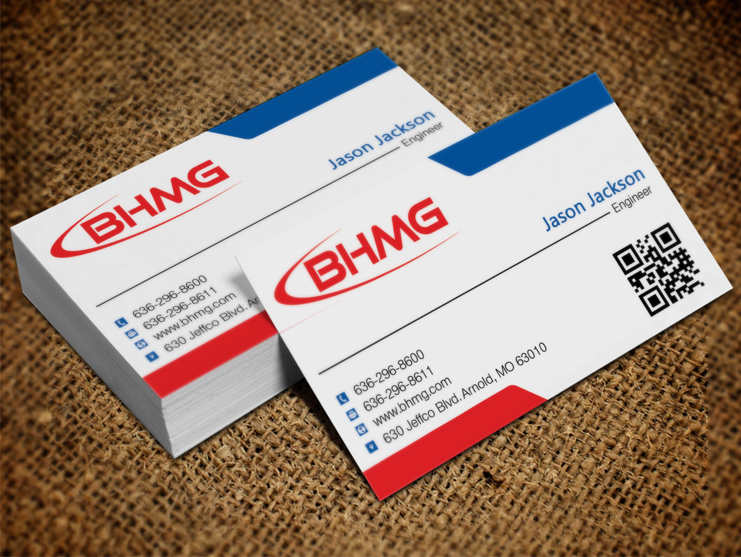 Business Card Design by Pixi Dust for BHMG  | Design #9950583