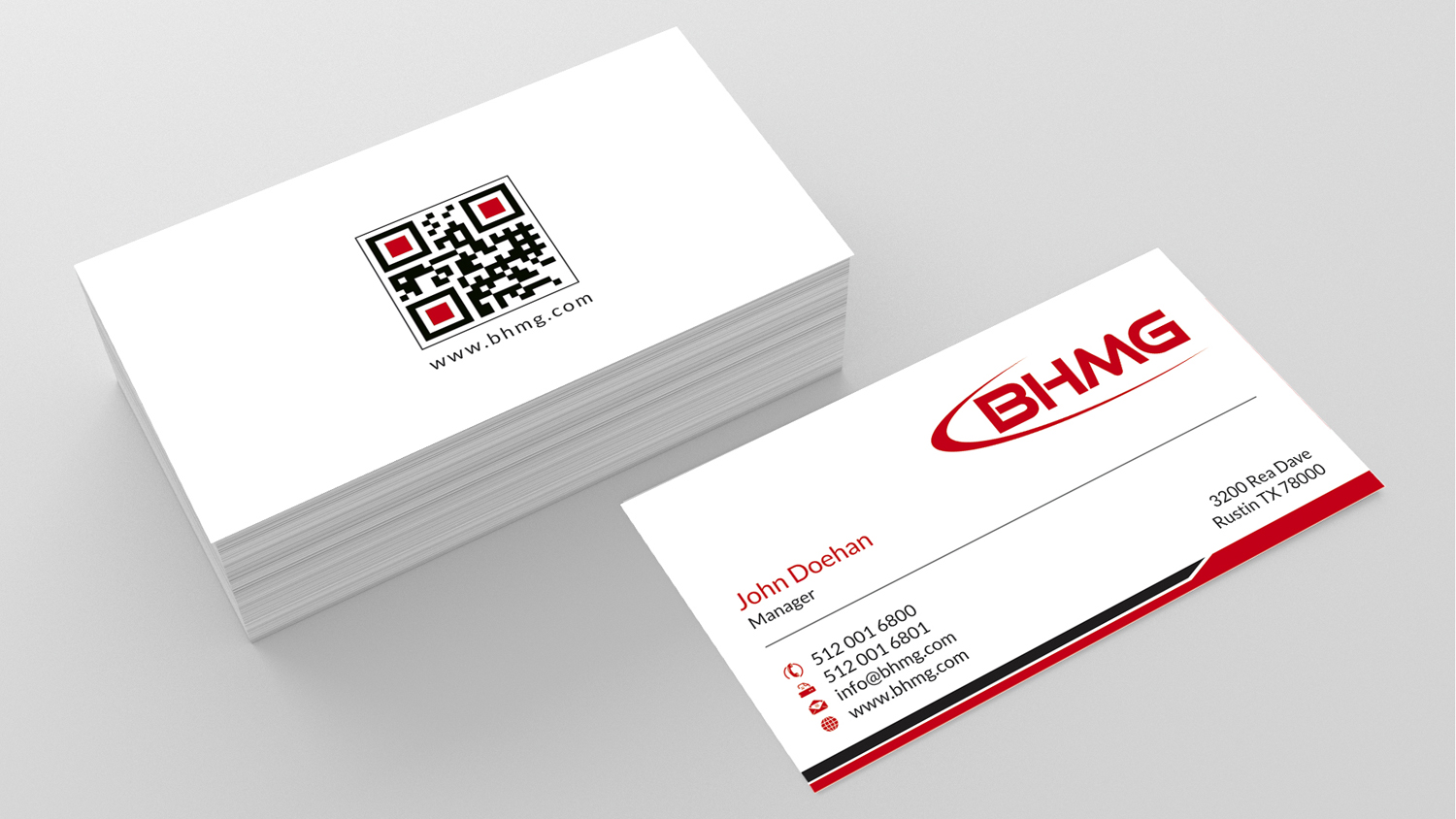 Business Card Design by SKYdesign for BHMG  | Design: #9940760
