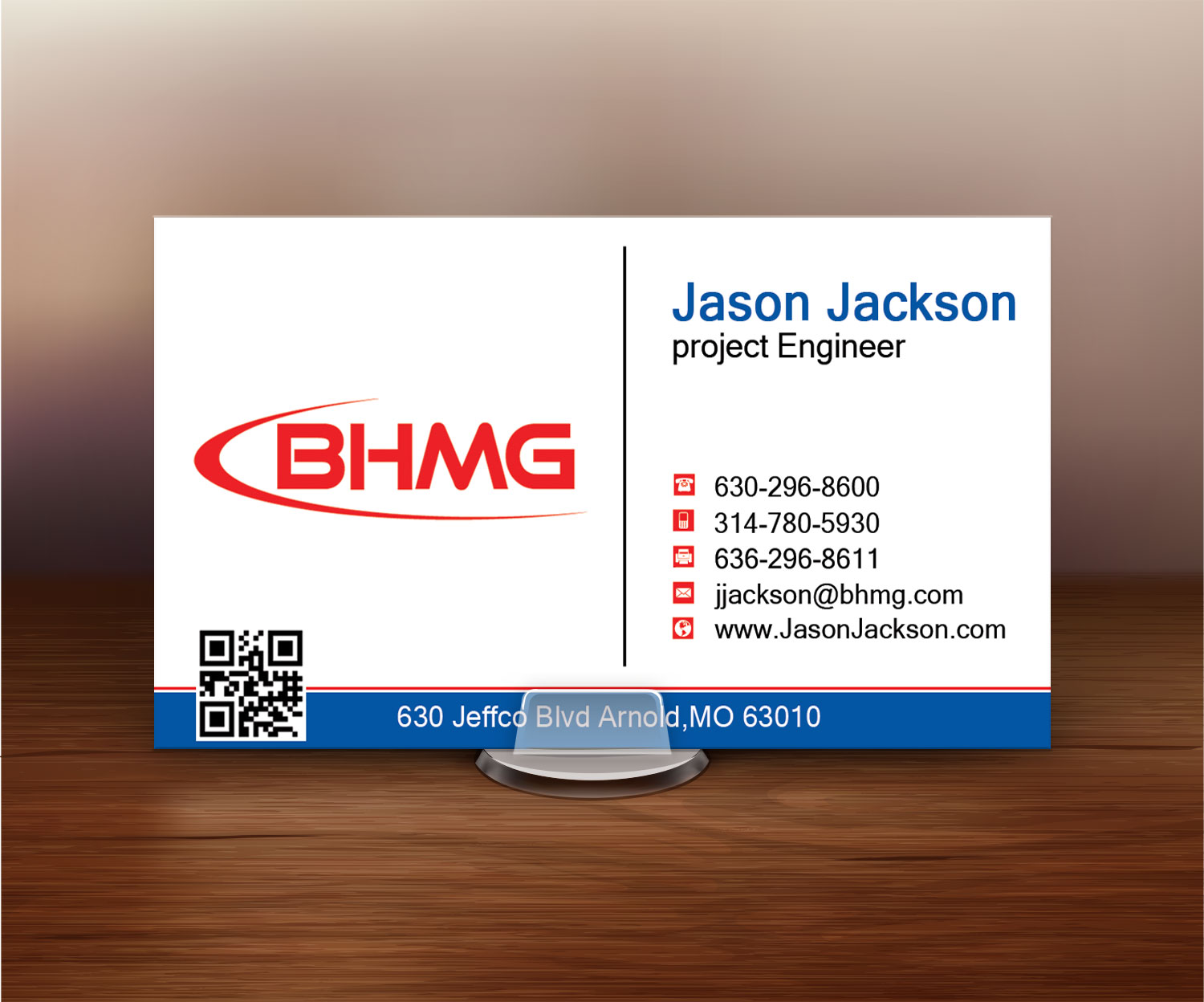 Diseño de Tarjeta de Presentación por Lanka Ama para BHMG  | Diseño #9950525