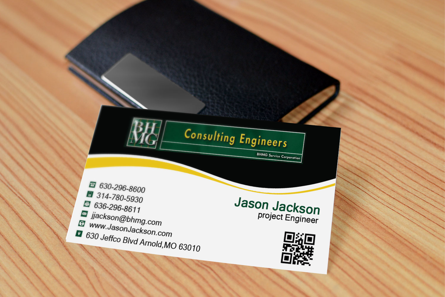 Diseño de Tarjeta de Presentación por Lanka Ama para BHMG  | Diseño #9950534