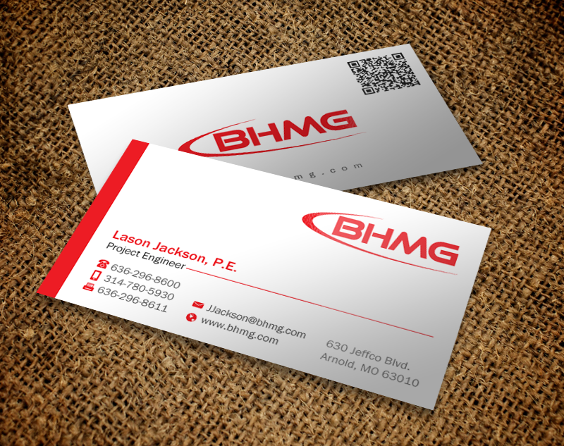 Diseño de Tarjeta de Presentación por Brand aid para BHMG  | Diseño #9944857