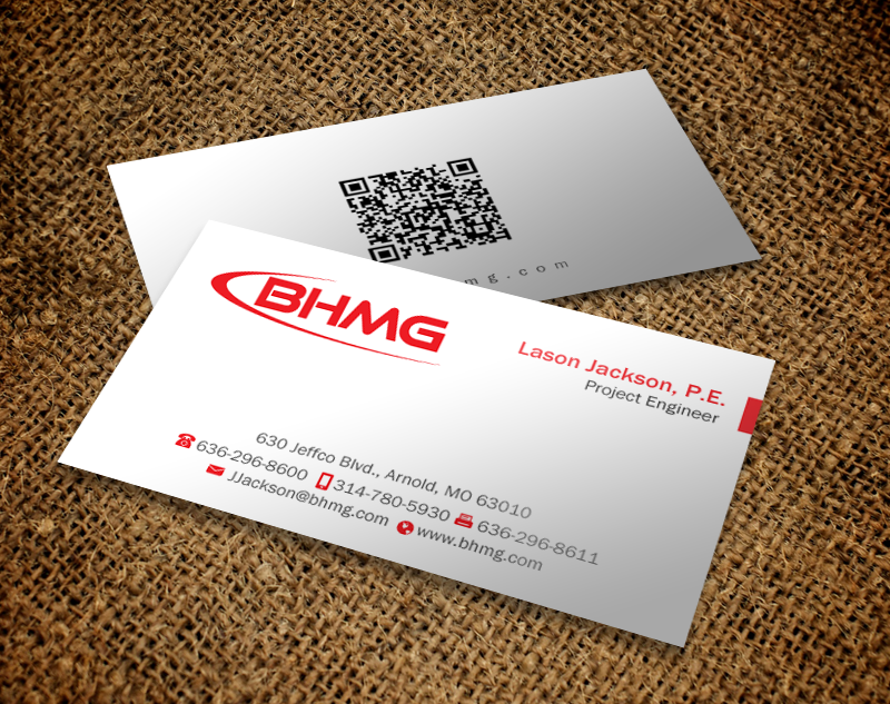 Business Card Design by Brand aid for BHMG  | Design #9944859