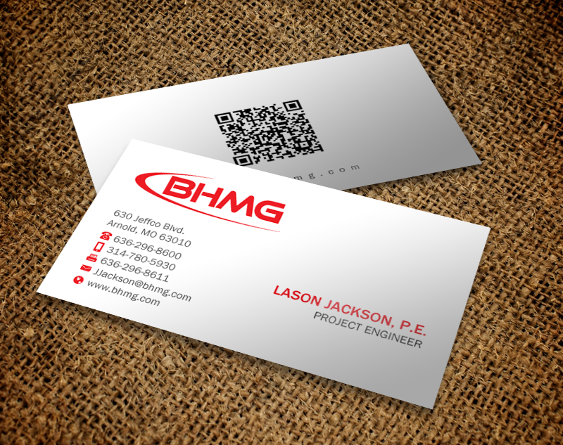 Business Card Design by Brand aid for BHMG  | Design #9944861