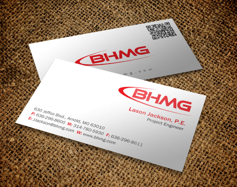 Business Card Design by Brand aid for BHMG  | Design #9944862