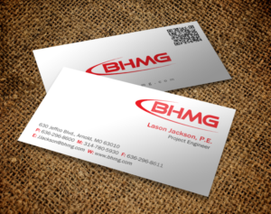 Business Card Design by Brand aid for BHMG  | Design: #9944862