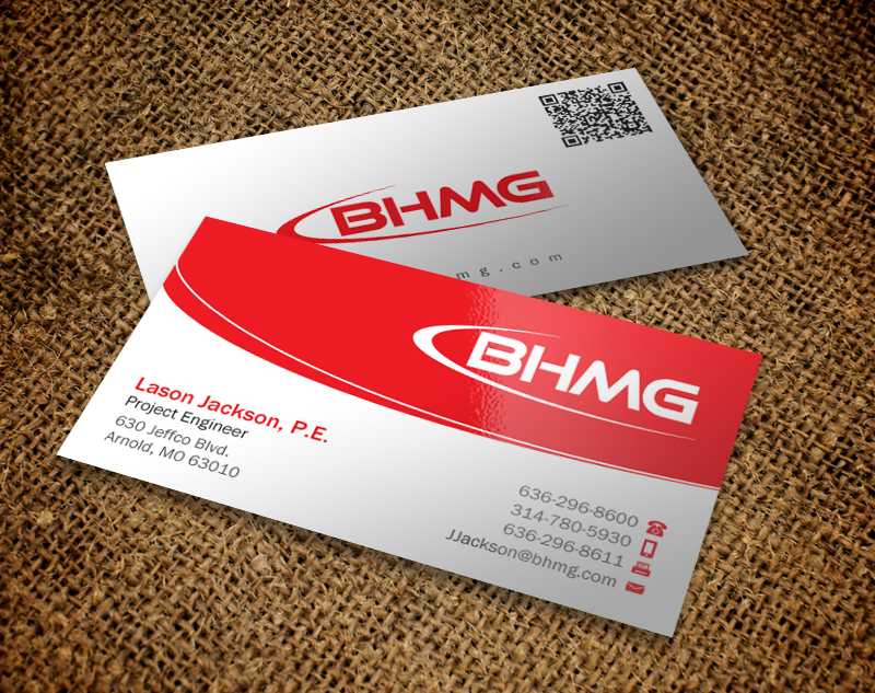 Business Card Design by Brand aid for BHMG  | Design #9944863
