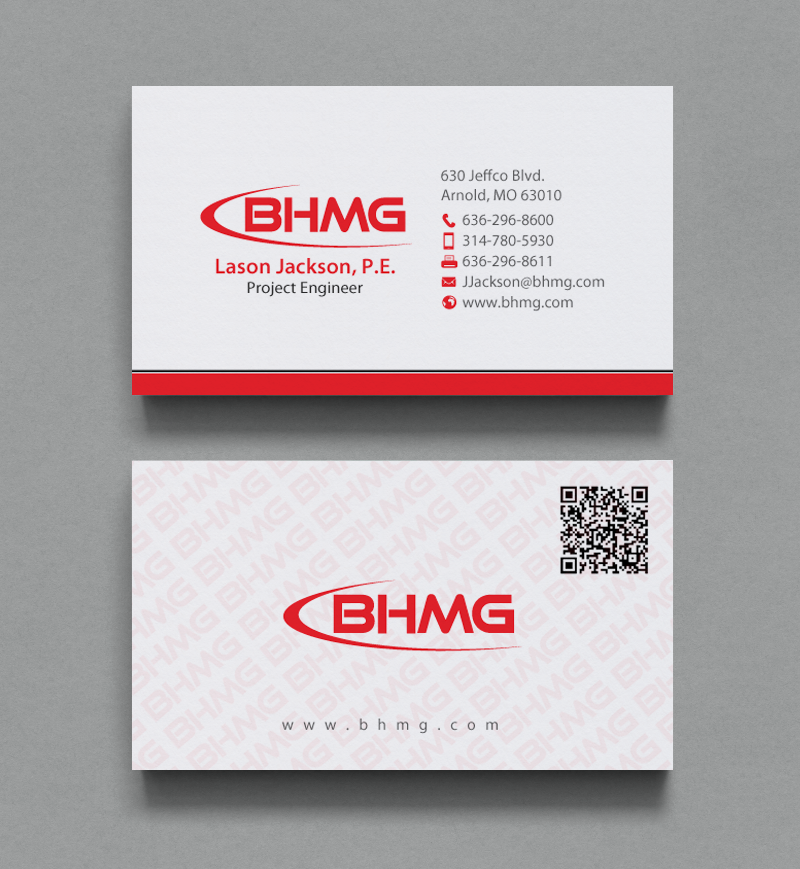 Business Card Design by chandrayaan.creative for BHMG  | Design #9944772