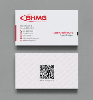 Business Card Design by chandrayaan.creative for BHMG  | Design: #9944799