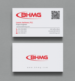 Business Card Design by chandrayaan.creative for BHMG  | Design: #9944801