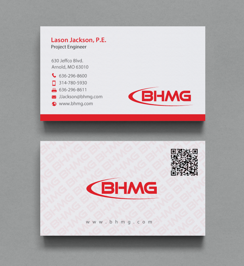 Business Card Design by chandrayaan.creative for BHMG  | Design #9950699