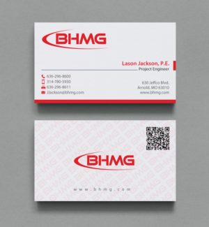 Business Card Design by chandrayaan.creative for BHMG  | Design: #9950702