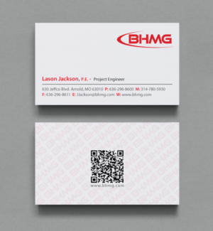 Business Card Design by chandrayaan.creative for BHMG  | Design: #9950704