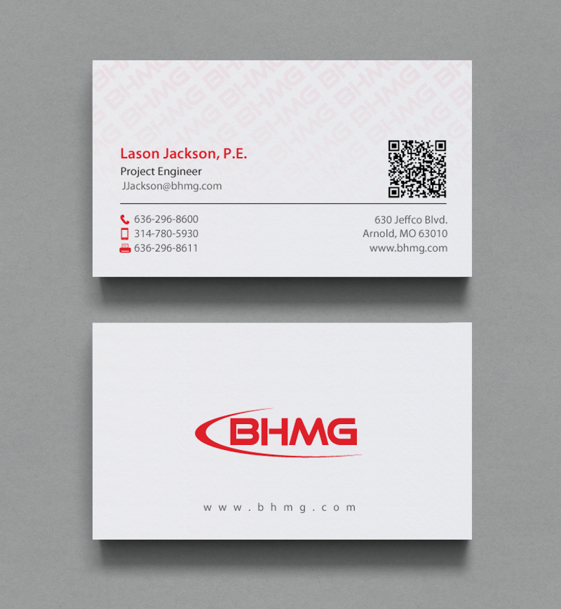 Business Card Design by chandrayaan.creative for BHMG  | Design #9950705