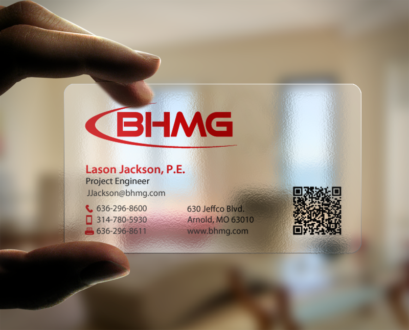 Design de Carte de Visite par chandrayaan.creative pour BHMG  | Design #9950706