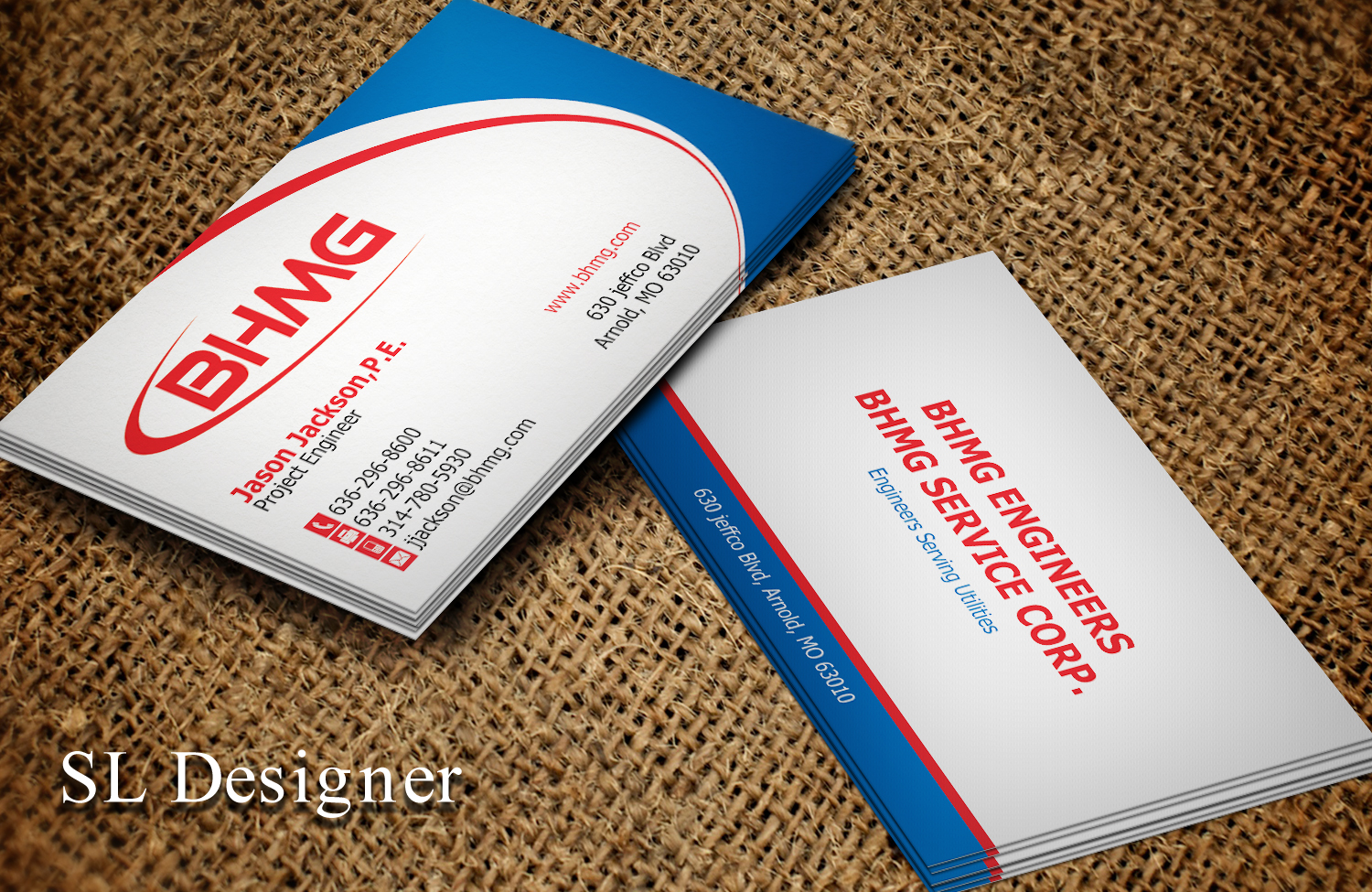 Design de Carte de Visite par SL Designer pour BHMG  | Design #9940286