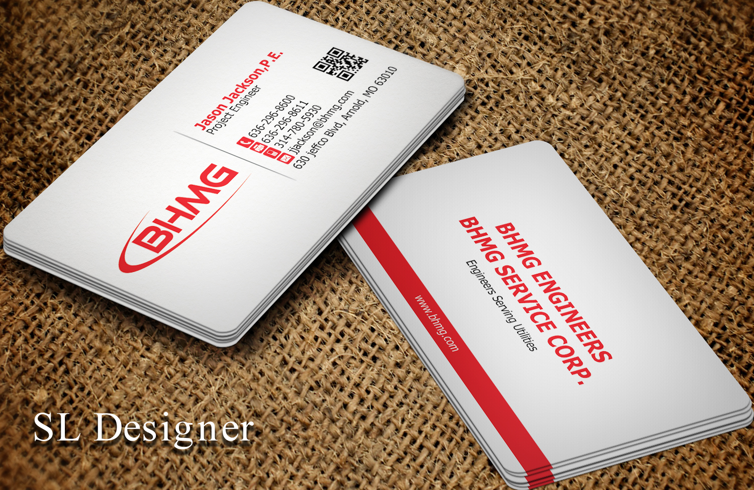 Diseño de Tarjeta de Presentación por SL Designer para BHMG  | Diseño #9940287